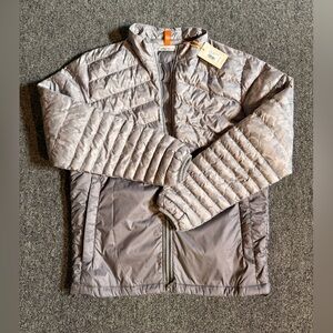 Peter Millar Silver Quilted Puffer Jacket